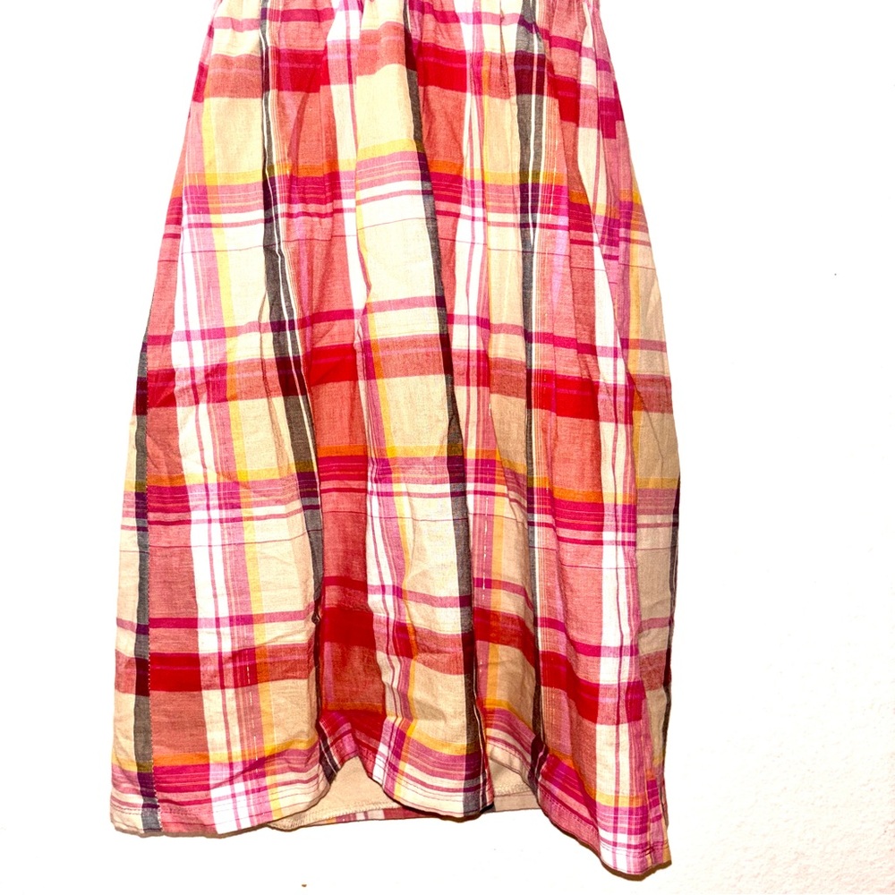 Tilly's Red Plaid Dress, Halter Straps, Mini Dress - Picture 6 of 12